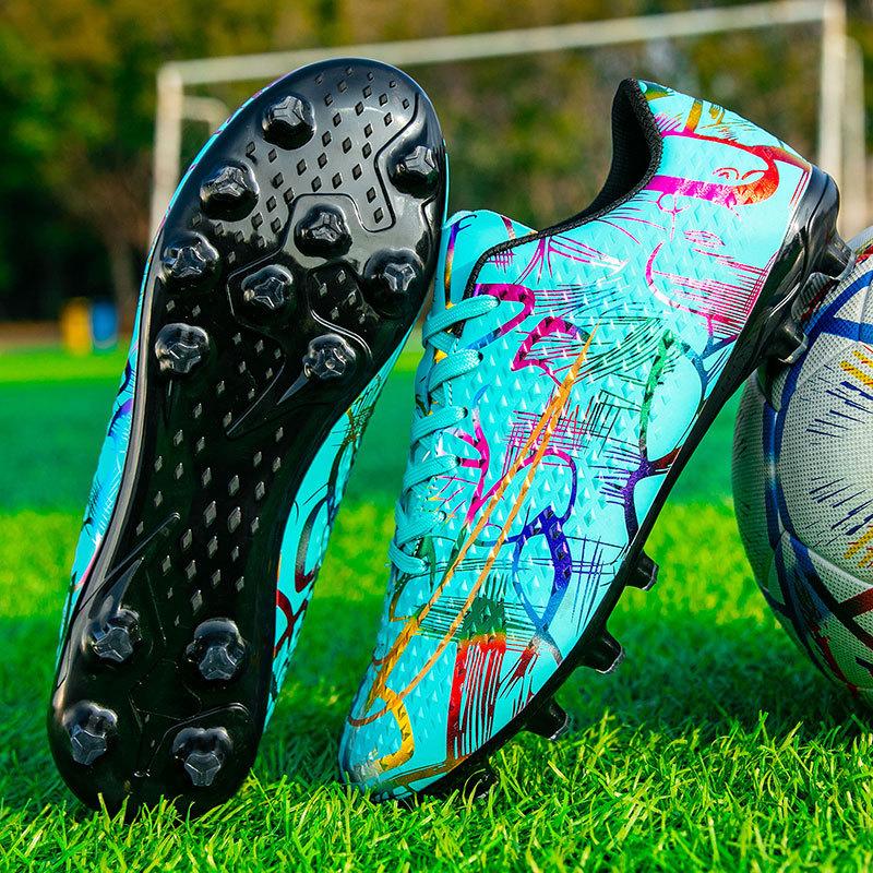 Fußballschuhe Indoorrasen lange und kurze Stollen Fußballschuhe Kinder und Jugendliche männlich und weiblich lange Stollen Gebrochene Stollen Trainingsschuhe