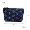 [Inden-ya] Inden-ya Inden Pouch, Miso, Hydrangea, Traditional Craft, Koshu Inden, Deerskin, Lacquer, Original Brand (No. 8008)