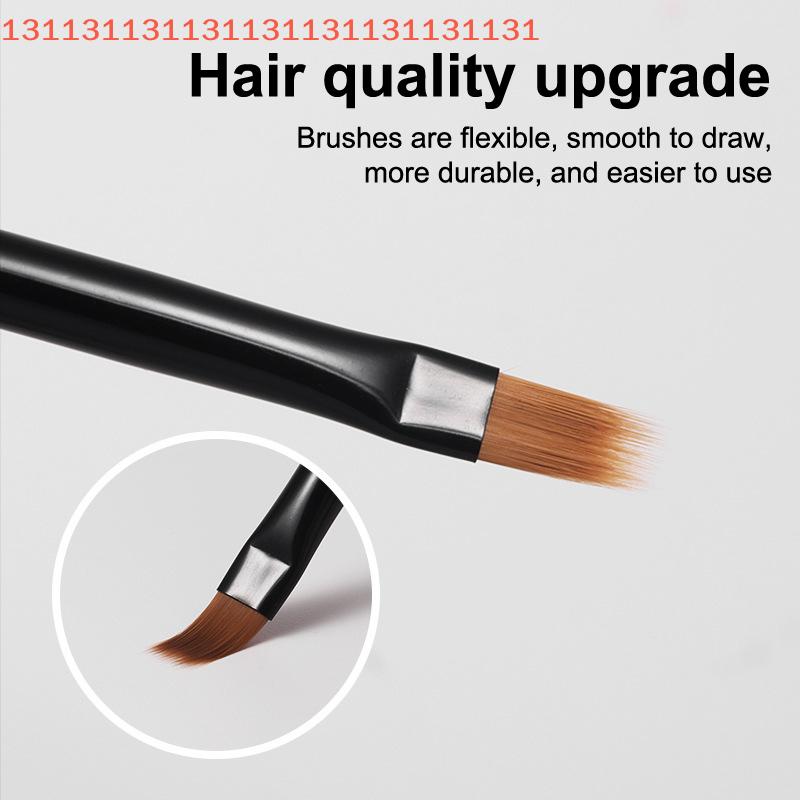 1*Sandalwood UV Gel Polish Nail Art Ombre Painting Pen With Cover Detail Brush Thicken Drawing Brush High Quality Manicure Tool
