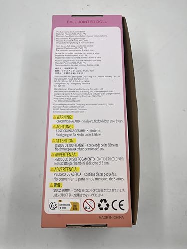 ICY Fortune Days BJD Doll, 19 Improved Articulated Dolls, 1/6 Scale BJD Toy, 4 Different Pupil Colors (8+(02))