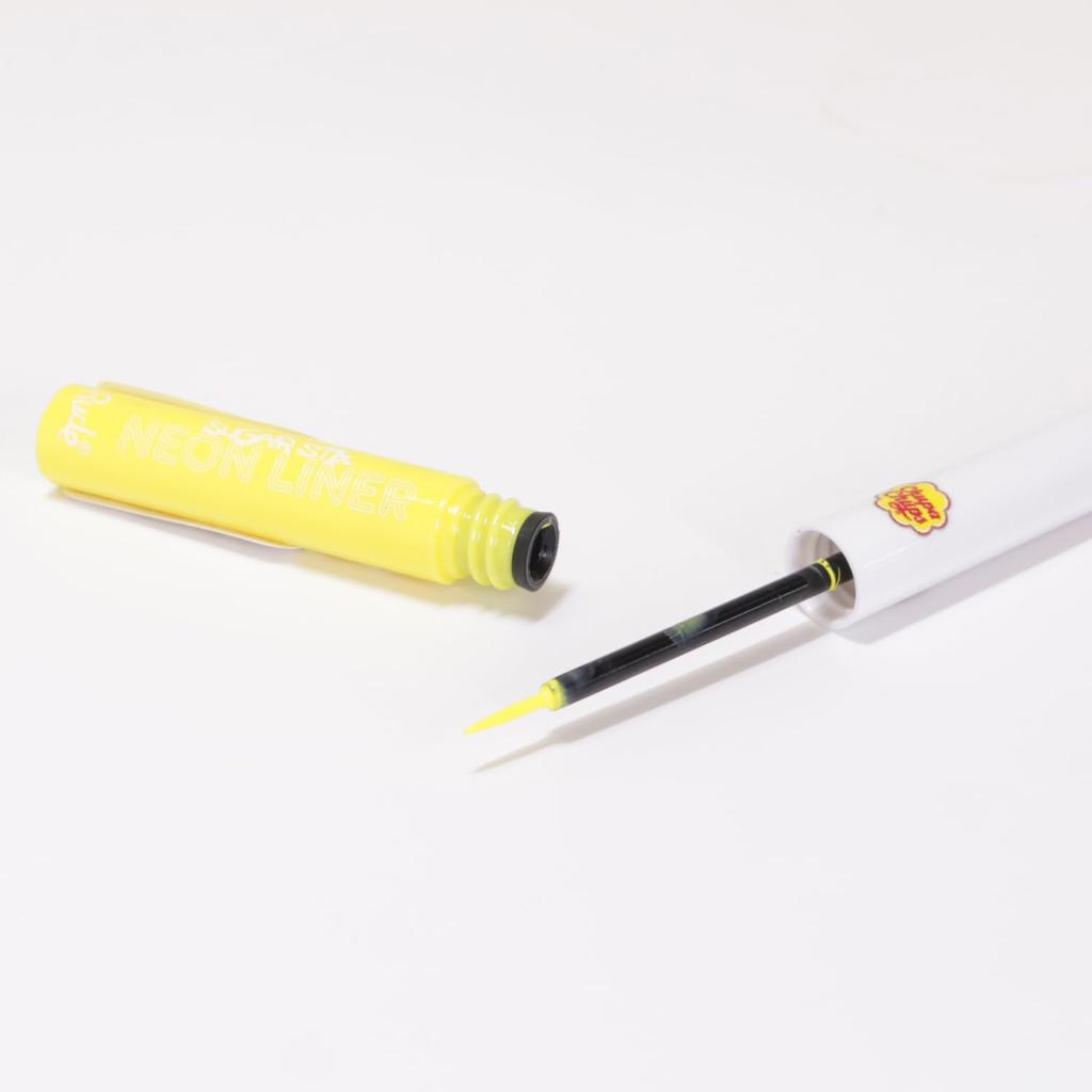 Rude Eyeliner Chupa Chups Zuckerstange Neon Liner Zitrone Limette (Neon Gelb)