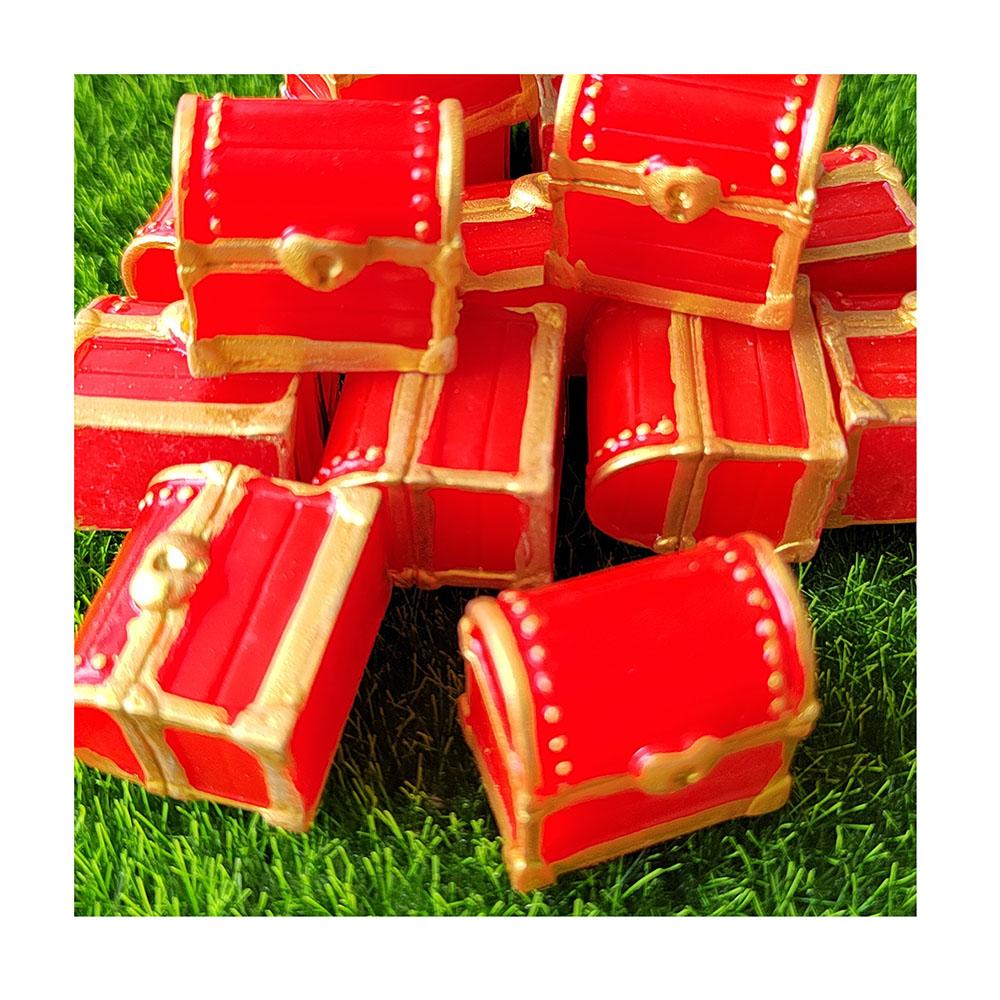 100pcs Mini Treasure Chest Box Doll Dollhouse Miniatures Accessories Room Doll House Kitchen Decor Kit Kitchen Toys