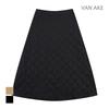 VANAKE Quilted A-Line Skirt_Vb3Zskmd01Z