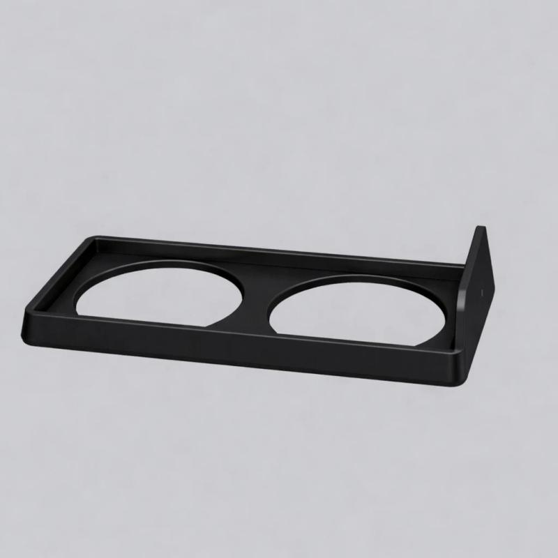 Water Cup Holder Panel for DS3 Cup Holder Insert – Fits Full Size Centre Console Armrest - 3D Printed Black Cup Holder Insert