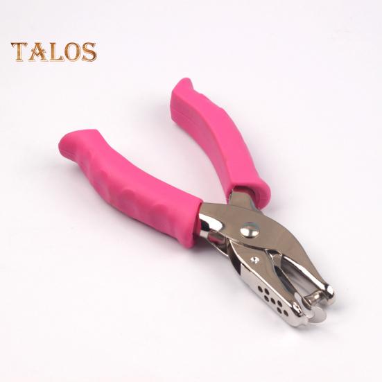 Dziurkacz jednootworowy w jasnych kolorach z ergonomicznym silikonowym uchwytem Kompaktowy dziurkacz do papieru dla dzieci i dorosłych Artykuły biurowe