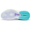 New LiNing Speed 10 Cushioning, Slip Resistant, Abrasion Resistant, Breathable Low Top Basketball Shoes Men's White Purple ABAT085-8