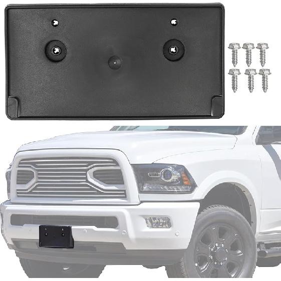Replacement For Front Bumper License Plate Frame Bracket Ram 2500 3500 4500 5500     68362197AA