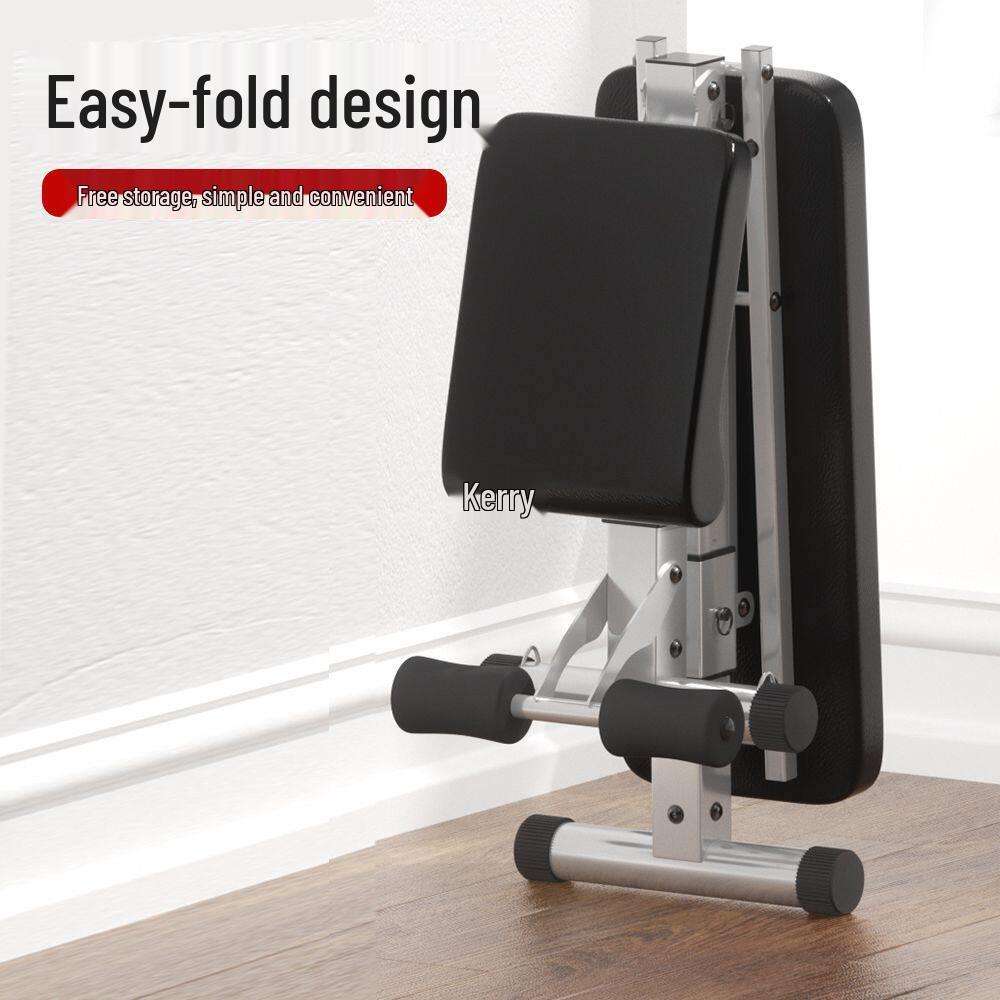 Multi-Functional Foldable Flat Bench for Fitness and Exercise