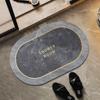 Diatomite Bath Mat Non-slip Bathroom Rug Super Absorbent Bathroom Carpet Bathtub Drying Floor Mats Shower Room Entrance Doormat