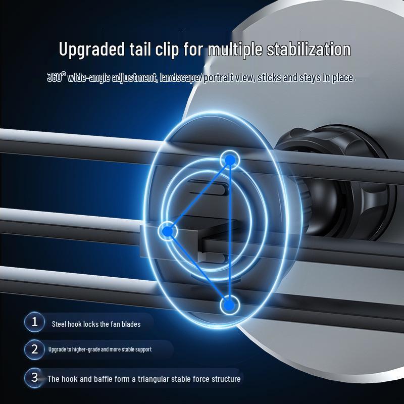 Magnetic Wireless Fast Charger & Ambient Light Phone Holder for Car