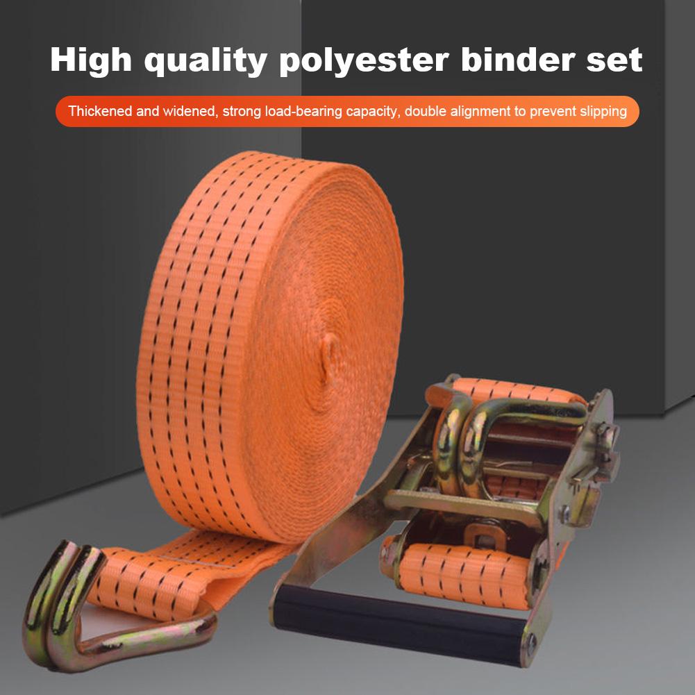 New Tie Down Strap Strong Ratchet Belt Luggage Cargo Lashing Tensioner Strap With Metal Buckle Cargo Straps Lorry Strapping Belt