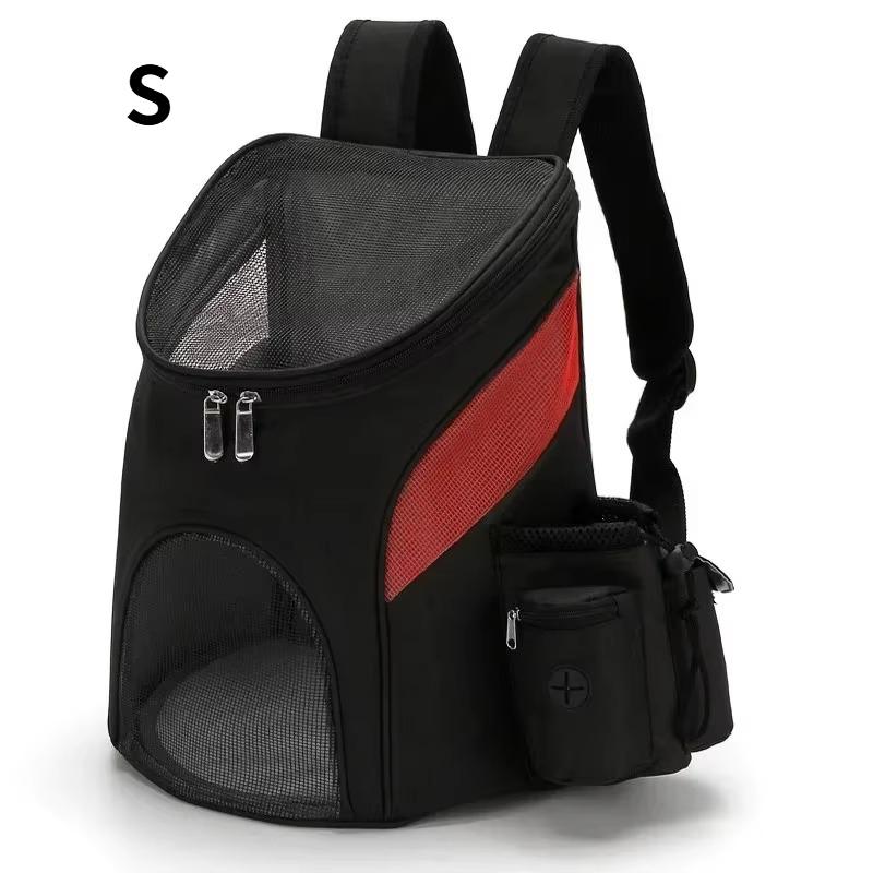 Tragbare Mesh-Hundetasche, atmungsaktiver Hunderucksack, faltbar, große Kapazität, Katzen-Tragetasche, tragbare Outdoor-Reise-Haustierträger