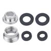2Pcs Tap Adapter Male Thread Faucet Adaptors Tap Aerator Connector Tap Bushing Reducers Pipe Fitting 22mm To 16mm