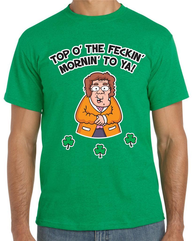 Mrs Browns Boys Top Of The Morning T-Shirt - Ireland Irish St Patricks Day S