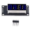 0.36 Inch Digital Tube Display Module TM1637 Drive Chip with Pin Header LED Segment Display 4 Digit 7 Segment Blue