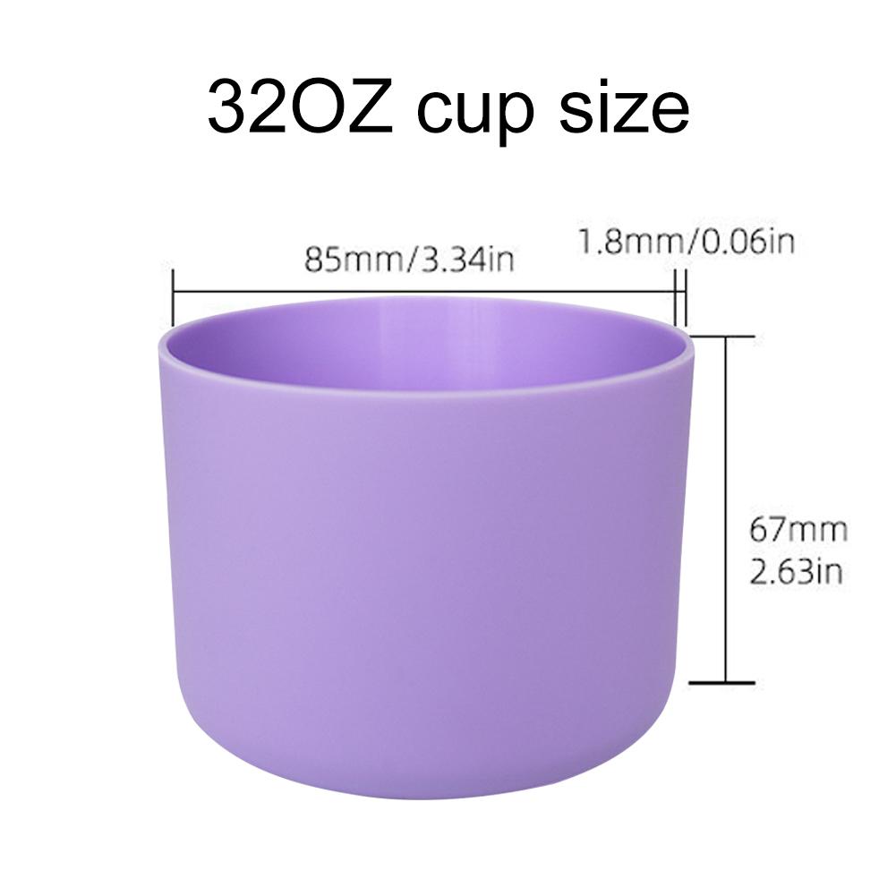 Silikon Wasserflaschenschutz für Owala 24oz 32oz 40oz Rutschfeste Schutzhülle Bodenstoßfänger Flaschendichtring Silikonstopfen