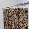 Pink Black Leopard Print Shower Curtain Bathroom Decor Waterproof Fabric Modern Home Accessories Available In Various Sizes
