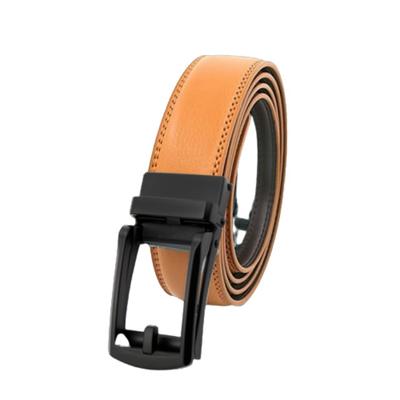 FleurUneffe Adjustable Belt with Obi No Genuine Navy Blue (Black Simple) Belt, Cut, Holes, Auto-Lock, Men's, Leather, Stylish, Casual, Business, Golf,