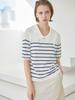 AYIHOLIC CASHMERE Reversible Sailor Collar Polo