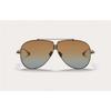 Valentino Garavani Xvi Brown Blue Gradient Pilot Unisex Sunglasses Vls 100 C 64