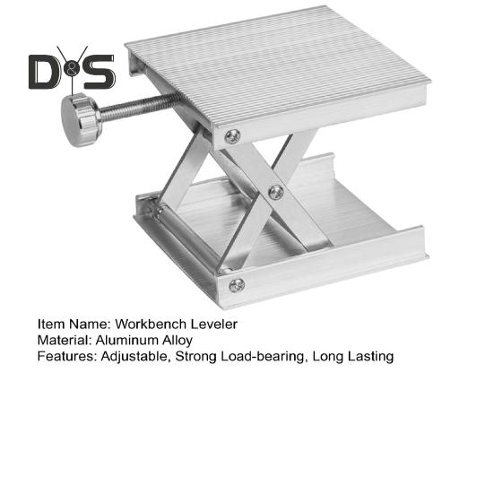 Lifting Workbench Leveler Wear-Resistant Platform Rustproof Strong Load-bearing Lifting Base Adjustable Stand
