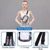 Clear PVC Messenger Bag for Men - Transparent Mobile Phone and Wallet Carrier, Ideal for Walking and Shopping