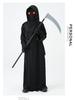 Children's Halloween Grim Reaper Costume with Red Eyes Robe - Horror Cosplay Outfit