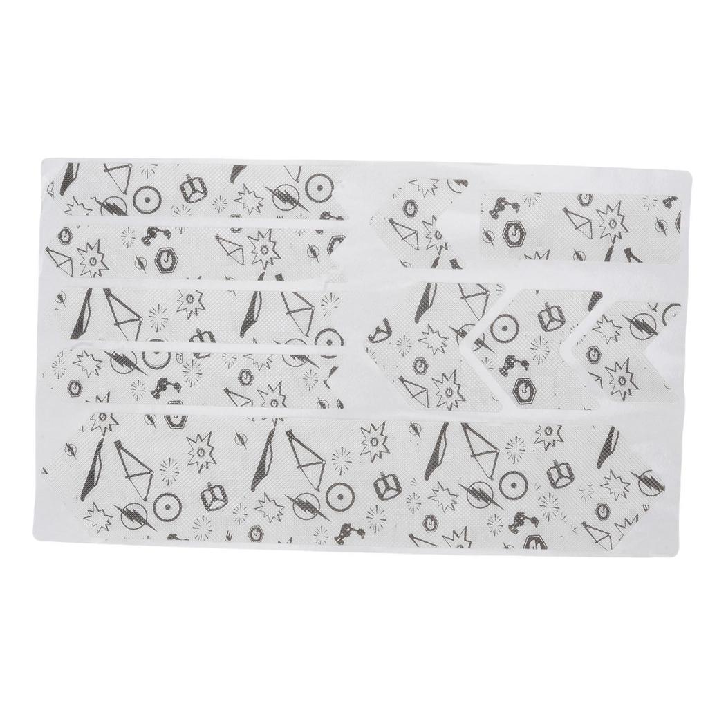 1 Set Bike Frame Protection Tape Anti Scratch Water Proof Protective Film Mountain Bike Frame Guard Accessories Pattern
