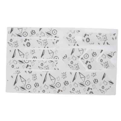 1 Set Bike Frame Protection Tape Anti Scratch Water Proof Protective Film Mountain Bike Frame Guard Accessories Pattern