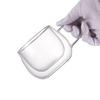 Double-Layer Borosilicate Glass Cup - Heat-Resistant, Anti-Scald, Transparent, with Handle