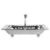 Stainless Steel Towel Basket Exquisite Elegant Large Capacity Fruit Serving Basket with Handle for