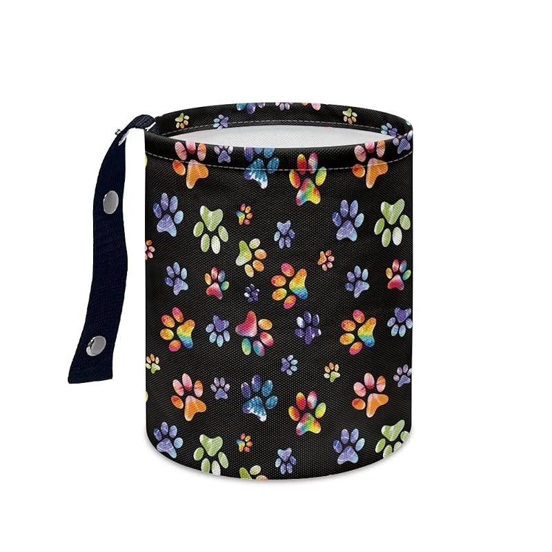 Daisy Cute Collapsible Portable Trash Can for Car Front Seat, Back Seat, Floor, Headrest Rubbish Bin