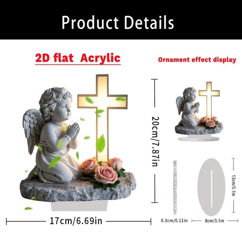 Animal Statue Tabletop Ornament with Display Base Shatterproof Acrylic Animal Figurine for Home Office Desk Decoration