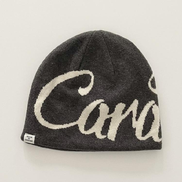 Slouchy Cotton Beanies Winter Warm Skull Cap Knitted Beanie Y2k Accessories