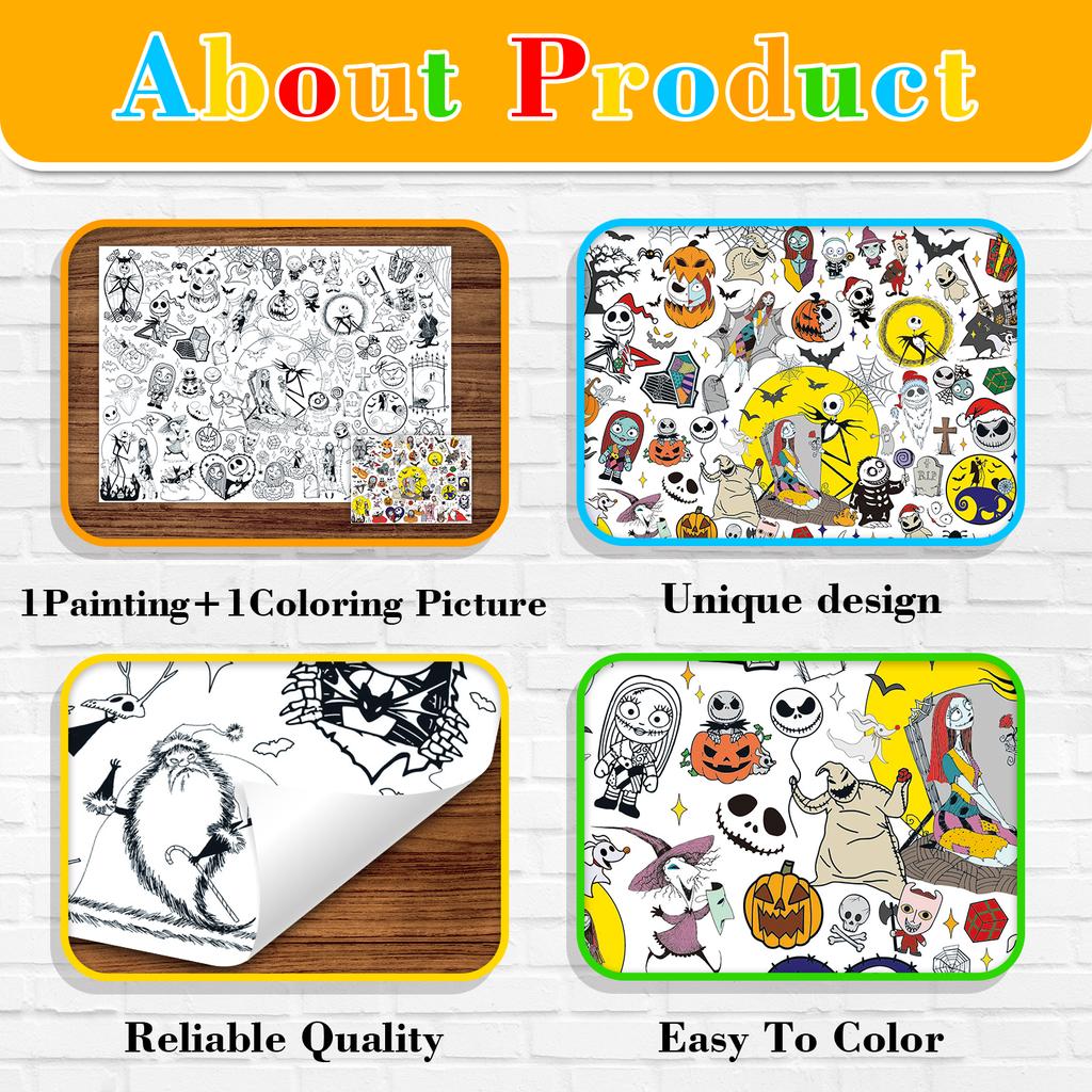 Horké Dětské Kreslení Diy Halloween Lepicí Barevný Papír Na Vyplňování Barvicí Papír Barvicí Ubrousek Pro Děti Raně Vzdělávací Hračky