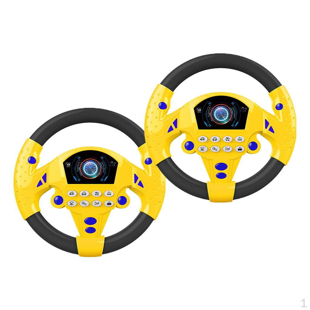 

2 X Simulated Steering Wheel Toy Pretend Adventure for