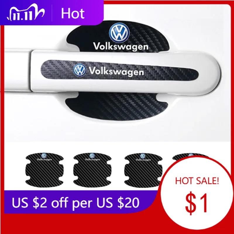 Neuer PU-Türgriffschalen-Kollisionsschutz-Aufkleber Für Volkswagen GTI Polo Golf Passat Tiguan Arteon Touareg CC