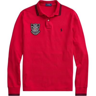 Polo Langarm-Poloshirt mit gesticktem Pony-Logo Herren Oberteile MNPOKNI16820290-620