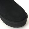 UGG Klassische Ultra Mini Plateau Stiefelette Schwarz Damen Sneaker 1135092-BLK