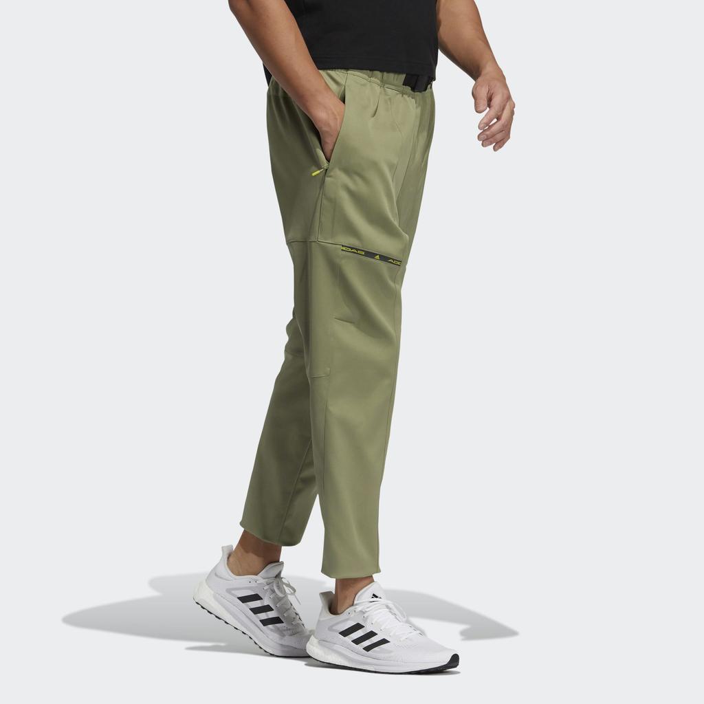 Adidas Knitted Sweatpants Men's Olive Moderate Skinny Pants H40209