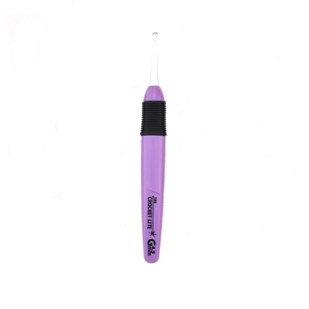 1Pc 2.5-6.5mm LED Light Crochet Knitting Needle Knitting Accessories Tool Crochet DIY Luminous Knitting Needle Tool