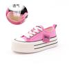 Women's shoes 2025 spring new women's heightened platform white shoes women's casual versatile muffin baseplate shoes
