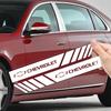 2pcs Car PVC Stripe Racing Strips Rear View Mirror Stickers For Chevrolet Captiva Colorado Cruze Spark Malibu Car Accessories