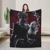 Warm Soft Blankets Airplane Travel Clair Obscur Expedition 33 Game Bedding Throws Flannel Bedspread For Home Decor Sofa Bed