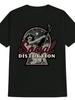 Vintage Social Distortion Graphic T-shirt - Retro Pin-Up Art & Bold Typography Design