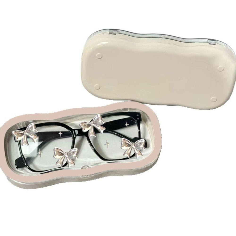 Ins Style Glasses Case Transparent Sunglasses Protective Case Portable Glasses Storage Box Student