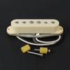 FLEOR 1pcs Electric Guitar Pickup Single Coil Alnico 5 Vintage Staggered ST SSS Fiber Bobbin Guitar Parts 52mm