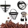 4Pcs Nylon Mesh Coffee Mesh Filters Fine Mesh Net Coffee Machine Basket  Coffee Maker Accessories