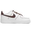 Nike Air Force 1 Slip Resistant Abrasion Resistant Low Top Skateboard Shoes Men's White Brown 315122-111(Team18-)