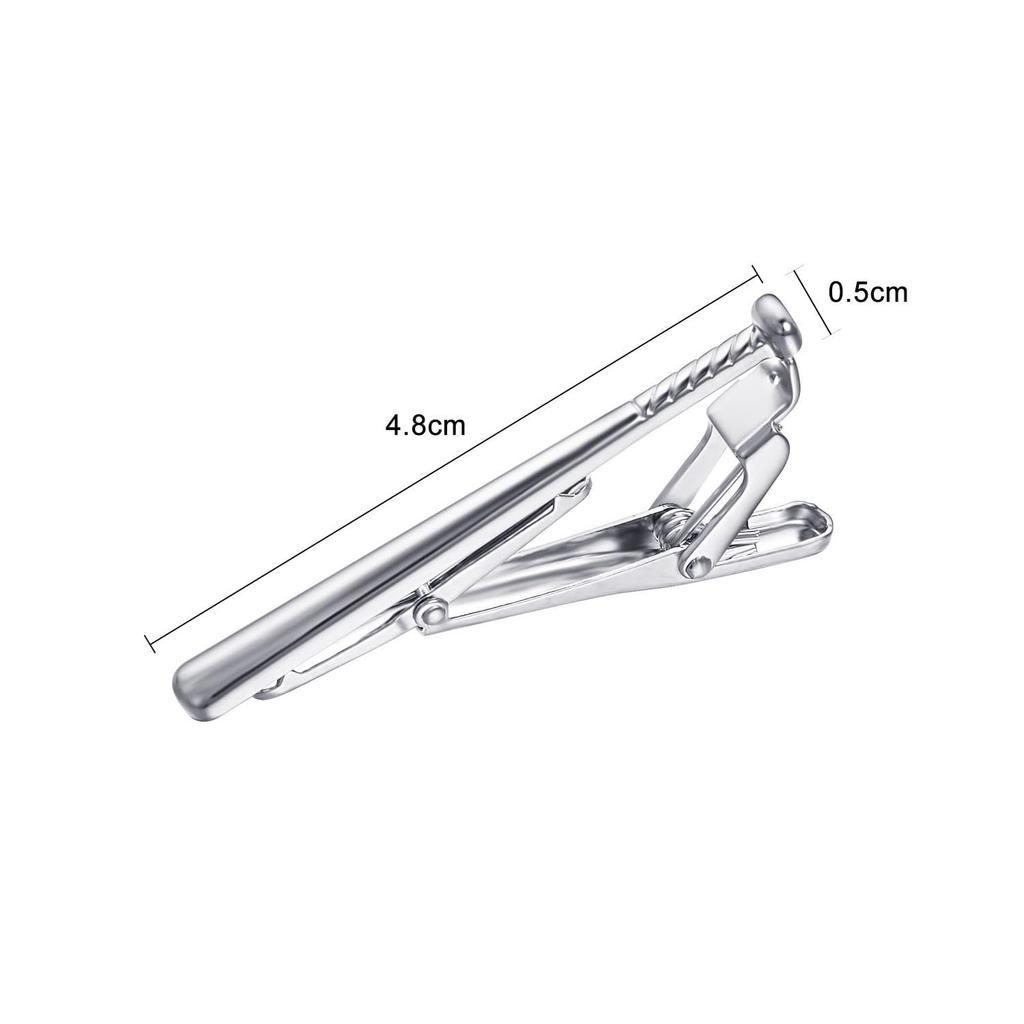 Yoursfs Baseball Tie Clip for Stylish Tie Perfect for Formal and Everyday Casual Wear Men, Silver, Clip, Wear, Gift,